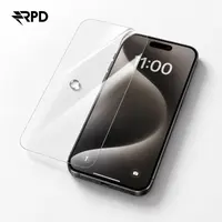 iPhone 13/13Pro/14/16e/17e Panzerglas / Tempered Glas - Big Arc - Case-Friendly Big Arc, trasparente – Bild 3