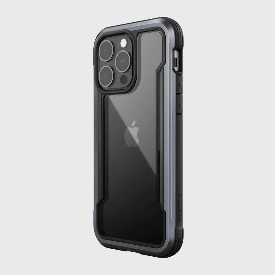 iPhone 13 Pro - Custodia Raptic/X-Doria Defence Shield con cornice nera