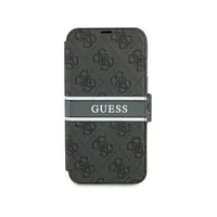 iPhone 13 Pro - Guess Book Case Stripe Black - GUBKP13L4GDGR – Bild 1