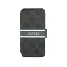 iPhone 13 Pro - Guess Book Case Stripe Black - GUBKP13L4GDGR