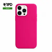 iPhone 13 Pro Max - étui en silicone rose brillant, solide – Bild 1