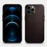 iPhone 13 Pro Max Oil Wax Premium Leder Magsafe Back Case Café WMI1304