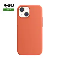 iPhone 13 Pro Max - Silicone Case orange, solid – Bild 1