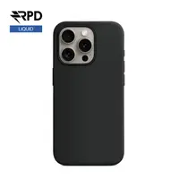 iPhone 13 Pro Max - Silicone Case Schwarz, Liquid (Magsafe-Version) – Bild 1