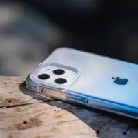 iPhone 13 Pro - Raptic/X-Doria Defense Air Clear Case blue – Bild 4
