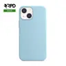 iPhone 14 - Custodia in silicone nuovo blu cielo, solido