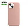 iPhone 14 - Étui en silicone Sand Pink, solide
