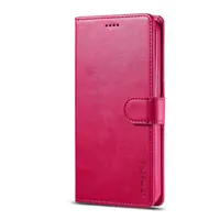 iPhone 14 - LC.IMEEKE Custodia a portafoglio con 3 scomparti per carte e chiusura magnetica, rosa – Bild 2