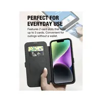 iPhone 14 Plus - Raptic/X-Doria Urban Folio - Outdoor Flip Case, Schwarz – Bild 5