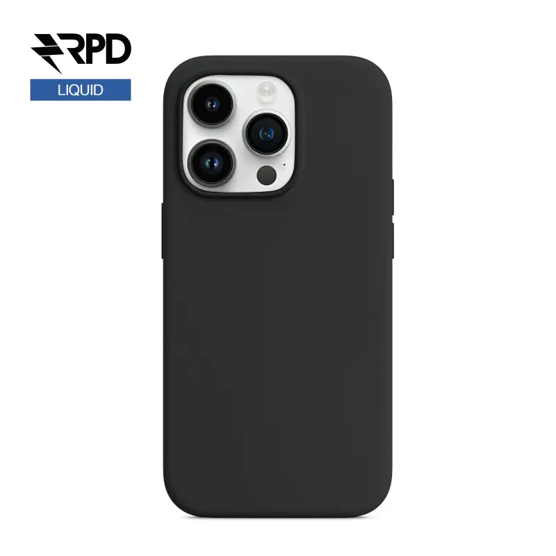iPhone 14 Pro - Custodia in silicone Midnight (nero), Liquid (versione Magsafe)