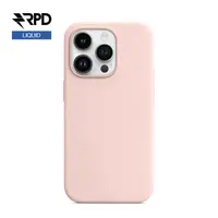 iPhone 14 Pro - Custodia in silicone rosa gesso (rosa chiaro), Liquid (versione Magsafe) – Bild 1