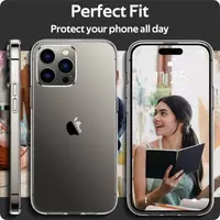 iPhone 14 Pro - Custodia trasparente antiscivolo X-Level Trasparente – Bild 3