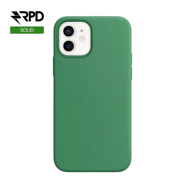 iPhone 14 Pro - Étui en silicone solide Spearmint (vert menthe)