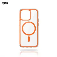 iPhone 14 Pro - Étui protecteur MagSafe avec bordure orange – Bild 1