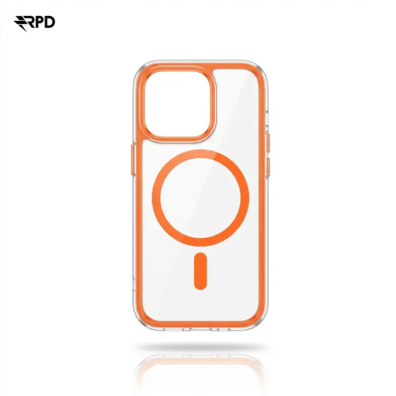 iPhone 14 Pro - MagSafe bumper case with orange edge