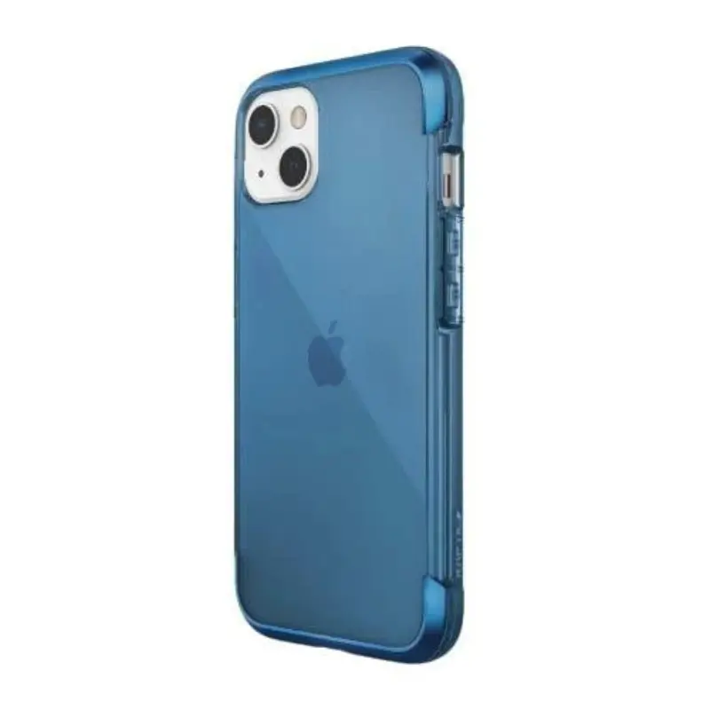 iPhone 14 Pro - Raptic Air, transparent, blau