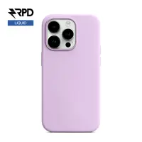 iPhone 14 - Silicone Case Lilac (Lila), Liquid (Magsafe-Version) – Bild 1