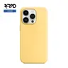 iPhone 14 - Silicone Case Sunglow (dunkles gelb), Liquid (Magsafe-Version)