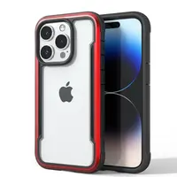 iPhone 15 Plus - Custodia Raptic Defence Shield Red, antiurto e con ricarica wireless – Bild 1