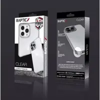 iPhone 15 Plus - Raptic Clear, custodia protettiva trasparente in nero (Smoke) – Bild 6