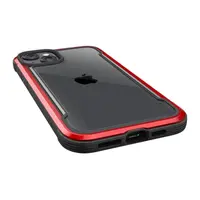iPhone 15 Plus - Raptic Defense Shield Red Case, Shockproof & Wireless Charging – Bild 4