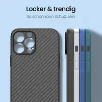 iPhone 15 Plus - Robusta custodia in TPU con effetto carbonio, nera – Bild 4