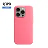 iPhone 15 Plus - Silicone Case pink, Liquid (Magsafe-Version)