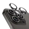 iPhone 15 Pro / 15 Pro Max - vetro temperato / fotocamera posteriore in vetro blindato - nero singolo