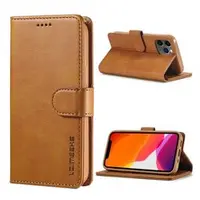 iPhone 15 Pro Max - Custodia Flip 2in1 LC.IMEEKE, marrone – Bild 1