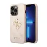 iPhone 15 Pro Max - Custodia Guess PU 4G Metal Logo Rosa GUHCP15X4GMGPI