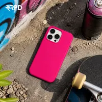 iPhone 15 Pro Max - Custodia in silicone con bagliore rosa, solido – Bild 5