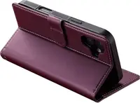 iPhone 15 Pro Max - LC.IMEEKE 2in1 Custodia Flip Viola – Bild 4
