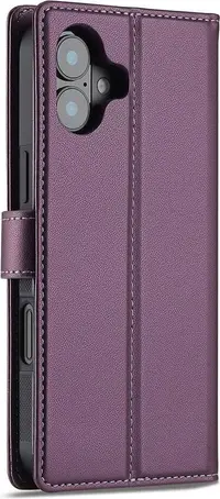 iPhone 15 Pro Max - LC.IMEEKE 2in1 Flip Case Purple – Bild 6