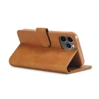 iPhone 15 Pro Max - LC.IMEEKE 2in1 Flip Etui, Braun – Bild 5