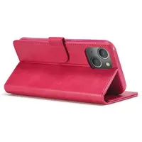 iPhone 15 Pro Max - LC.IMEEKE 2in1 Flip Etui Pink – Bild 6