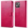 iPhone 15 Pro Max - LC.IMEEKE 2in1 Flip Etui Pink