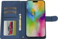 iPhone 15 Pro Max - LC.IMEEKE Etui à rabat 2en1, bleu – Bild 3