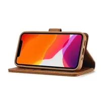 iPhone 15 Pro Max - LC.IMEEKE Etui à rabat 2en1, marron – Bild 3