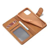 iPhone 15 Pro Max - LC.IMEEKE Etui à rabat 2en1, marron – Bild 4