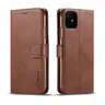 iPhone 15 Pro Max - LC.IMEEKE Etui portefeuille avec 3 fentes pour cartes & fermeture magnétique, marron