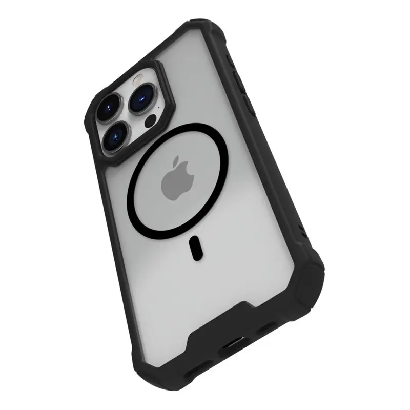 iPhone 15 Pro Max - Raptic Shield 2.0 Air MagSafe - Custodia per esterni, nero