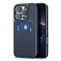 iPhone 15 Pro Max - Supporto Dux Ducis Rafi II con MagSafe, blocco RFID, supporto verticale, blu – Bild 4