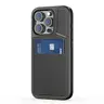 iPhone 15 Pro Max - Supporto Dux Ducis Rafi II con MagSafe, blocco RFID, supporto verticale, nero