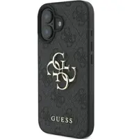iPhone 16 - Custodia Guess con logo in metallo nero – Bild 3