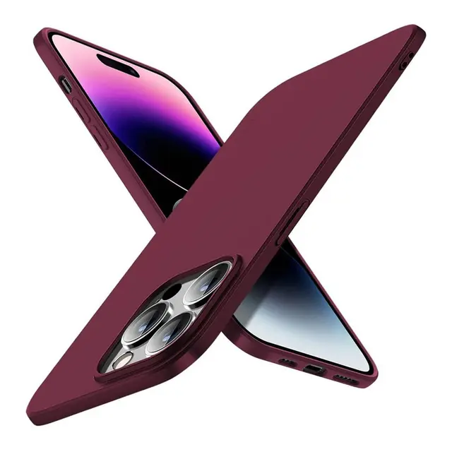 iPhone 16 Plus - X-Level Guardian TPU Case mit Kameraschutz, Weinrot