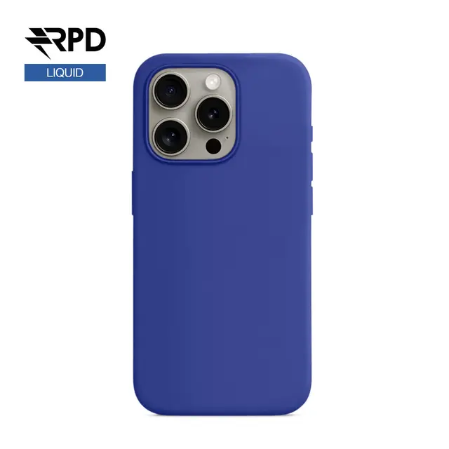 iPhone 16 Pro - étui en silicone, outremer, liquide (version Magsafe)