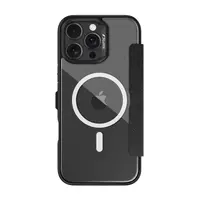 iPhone 16 Pro Max - Raptic Urban Folio schwarz - Outdoor Flip Etui mit Magsafe funktion – Bild 2