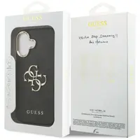 iPhone 17 - Guess Metal Logo Gold Case, noir GUHCP17S4GMGCGR – Bild 8