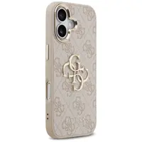 iPhone 17 - Guess Metal Logo Gold Case, Pink GUHCP17S4GMGCPI – Bild 4