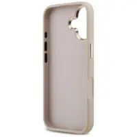 iPhone 17 - Guess Metal Logo Gold Case, Pink GUHCP17S4GMGCPI – Bild 6